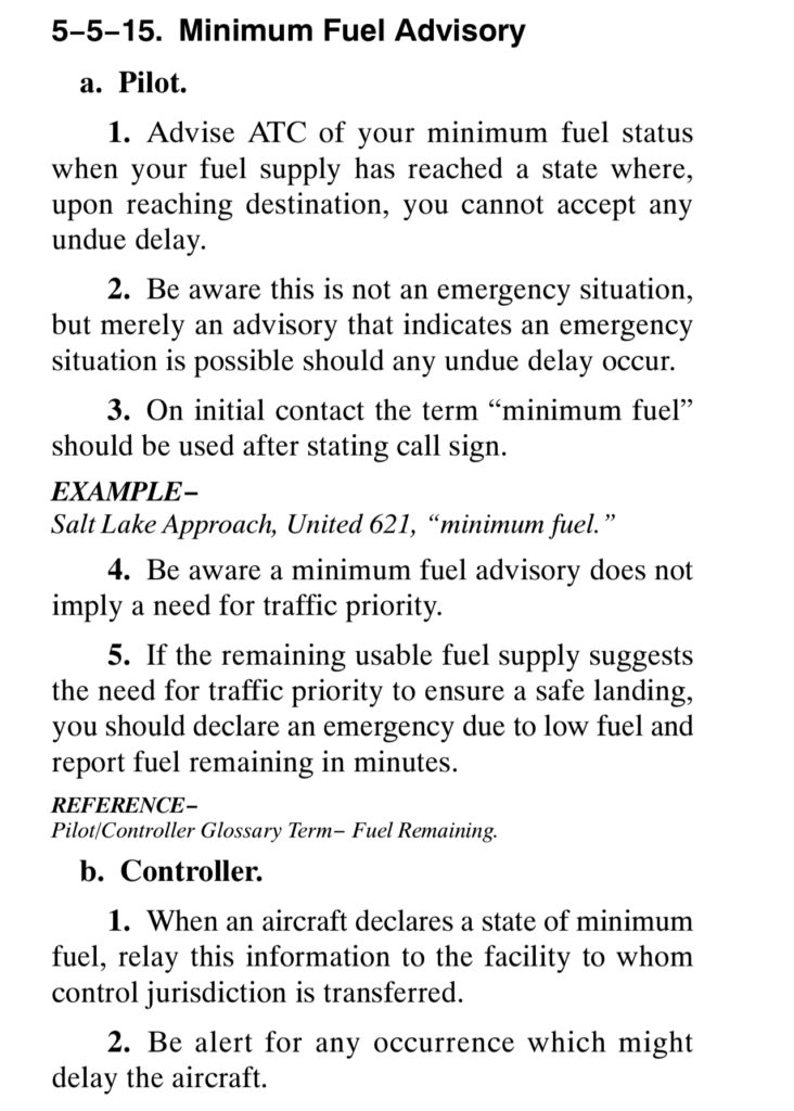 should-i-declare-minimum-fuel-if-i-have-an-alternate