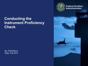 Conducting the Instrument Proficiency Check.001